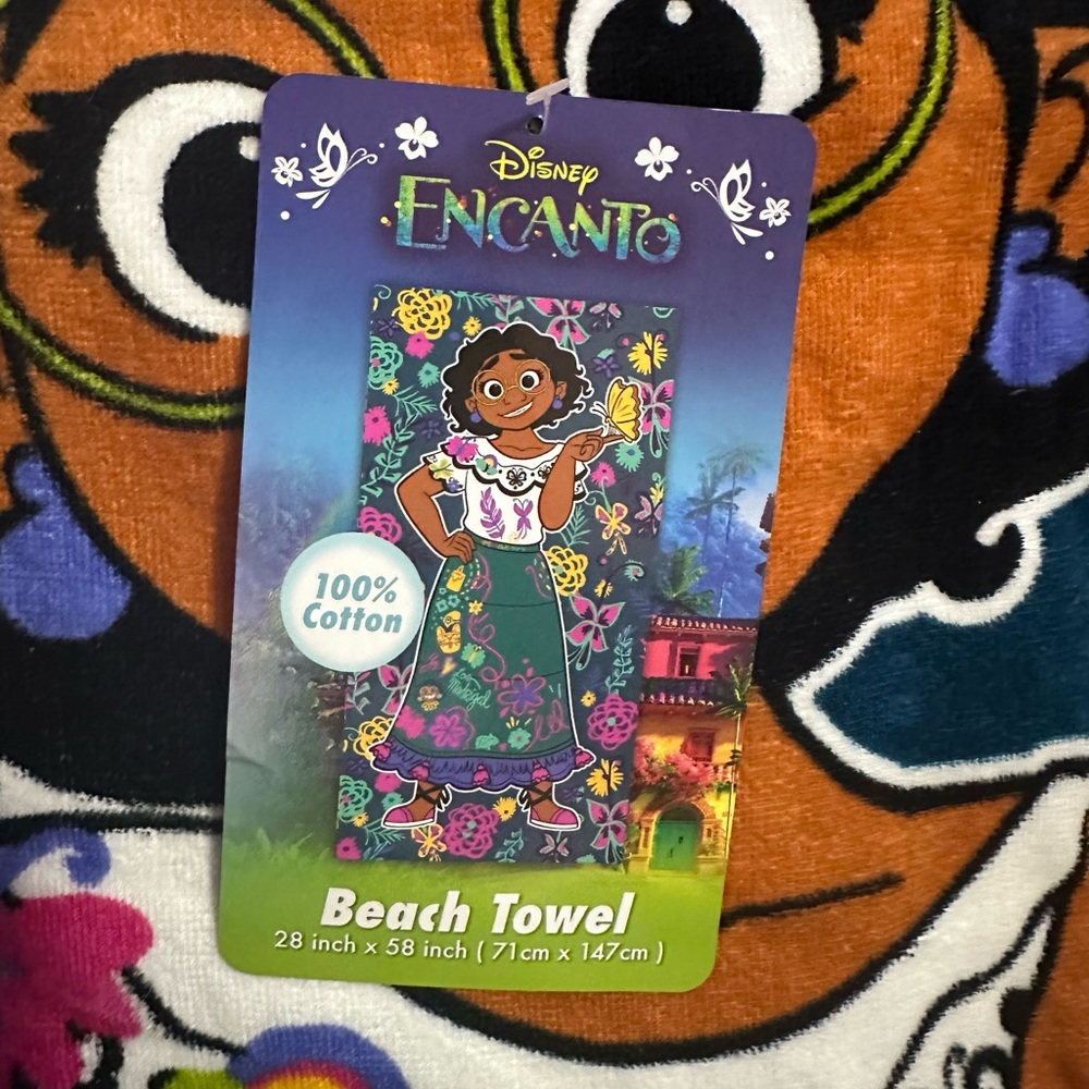 Brand new Encanto beach/shower towel! Perfect condition!
